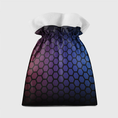 Подарочный мешок Abstract hexagon fon / 3D-принт – фото 2