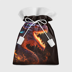 Мешок для подарков Огненный дракон, цвет: 3D-принт