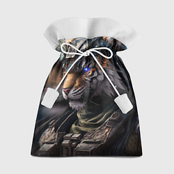 Мешок для подарков Battle Tiger, цвет: 3D-принт