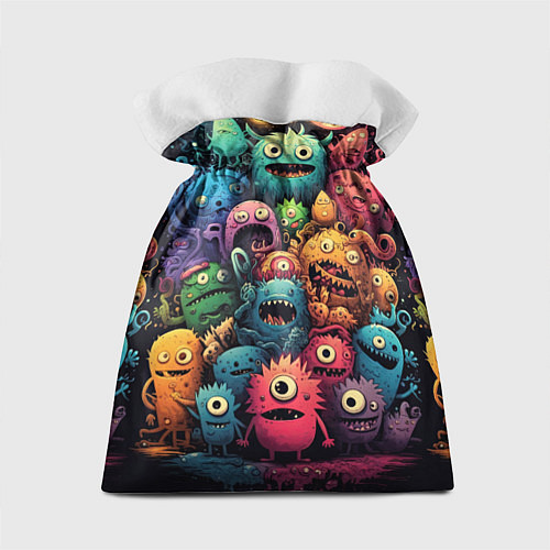 Подарочный мешок Карнавал веселых монстриков / 3D-принт – фото 2