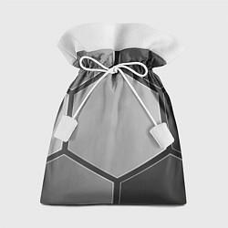 Мешок для подарков Серебряные металлические пластины, цвет: 3D-принт