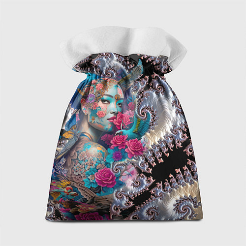 Подарочный мешок Japanese beauty - irezumi / 3D-принт – фото 2