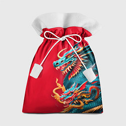 Мешок для подарков Japanese dragon - irezumi, цвет: 3D-принт