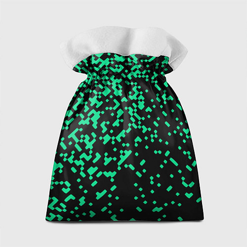 Подарочный мешок Авангардный пиксельный паттерн / 3D-принт – фото 2