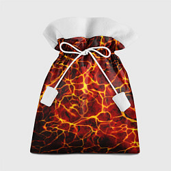 Мешок для подарков Раскаленная лава в жерле вулкана, цвет: 3D-принт