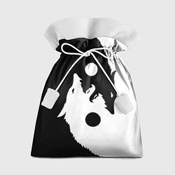 Мешок для подарков Инь-Ян волки, цвет: 3D-принт