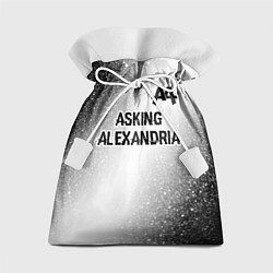 Мешок для подарков Asking Alexandria glitch на светлом фоне: символ с, цвет: 3D-принт