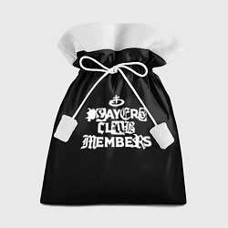 Мешок для подарков Obladaet - players club members надпись, цвет: 3D-принт