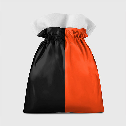 Подарочный мешок Черно-оранжевый с названиями городов / 3D-принт – фото 2