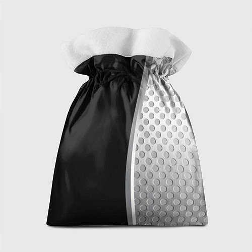 Подарочный мешок Опель черный серебристый / 3D-принт – фото 2