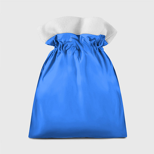 Подарочный мешок Однотонный неоновый синий цвет / 3D-принт – фото 2