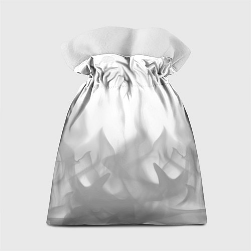 Подарочный мешок Quake glitch на светлом фоне: символ сверху / 3D-принт – фото 2