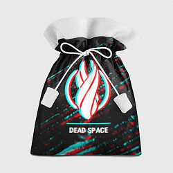 Мешок для подарков Dead Space в стиле glitch и баги графики на темном, цвет: 3D-принт