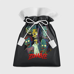 Мешок для подарков Simpsons zombie, цвет: 3D-принт