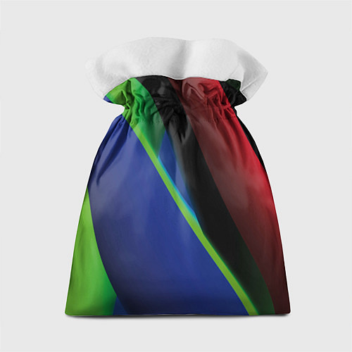 Подарочный мешок Цветные полосы / 3D-принт – фото 2