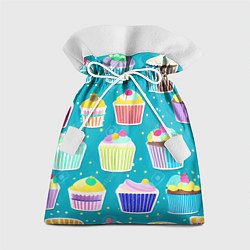 Мешок для подарков Торты и кексы, цвет: 3D-принт