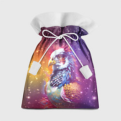 Мешок для подарков Fantastic bird and starry space, цвет: 3D-принт