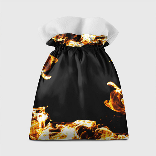 Подарочный мешок Within Temptation рок кот и огонь / 3D-принт – фото 2