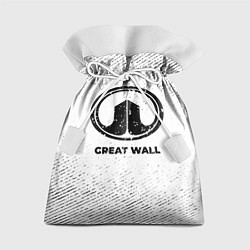 Подарочный мешок Great Wall с потертостями на светлом фоне