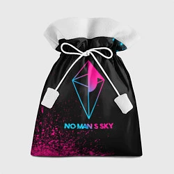Мешок для подарков No Mans Sky - neon gradient, цвет: 3D-принт