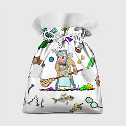 Мешок для подарков Дворничек, цвет: 3D-принт