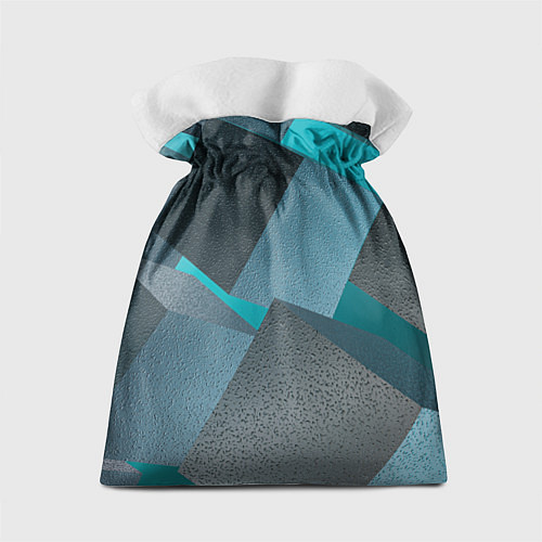 Подарочный мешок Абстрактные ребристые кубы / 3D-принт – фото 2