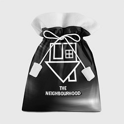 Мешок для подарков The Neighbourhood glitch на темном фоне, цвет: 3D-принт