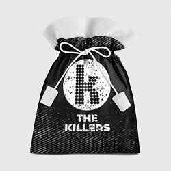 Мешок для подарков The Killers с потертостями на темном фоне, цвет: 3D-принт