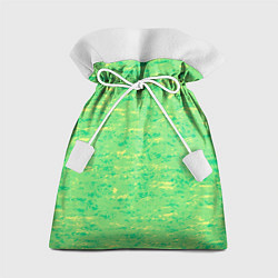 Мешок для подарков Текстура салатовый горизонтальный, цвет: 3D-принт