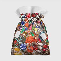 Мешок для подарков Камни и драгоценности, цвет: 3D-принт