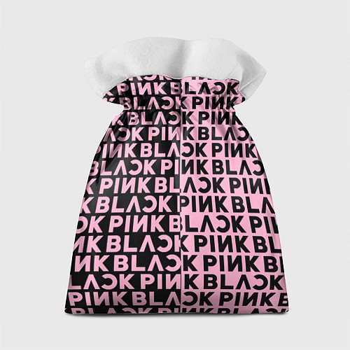 Подарочный мешок Blackpink - pink text / 3D-принт – фото 2