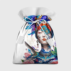 Мешок для подарков Japanese girl - irezumi - tattoo, цвет: 3D-принт