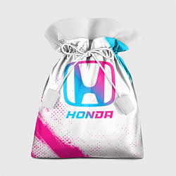 Мешок для подарков Honda neon gradient style, цвет: 3D-принт