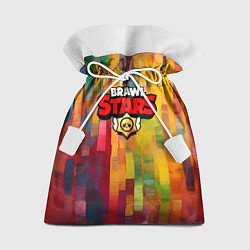 Мешок для подарков Brawl Stars Logo Color, цвет: 3D-принт