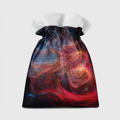 Подарочный мешок Алая космическая роза - Нейросеть / 3D-принт – фото 2