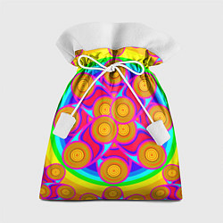 Мешок для подарков Узор цвета хохломы, цвет: 3D-принт