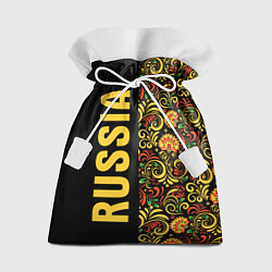 Мешок для подарков Russia хохлома, цвет: 3D-принт