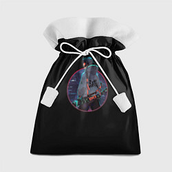 Мешок для подарков Киберпанк Танджиро, цвет: 3D-принт