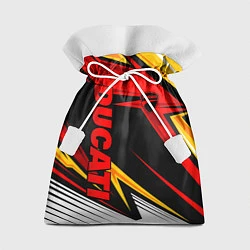 Мешок для подарков Ducati - red uniform, цвет: 3D-принт