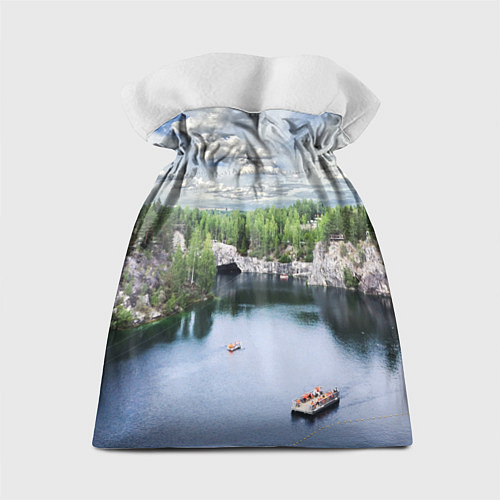 Подарочный мешок Карелия горный парк Рускеала / 3D-принт – фото 2