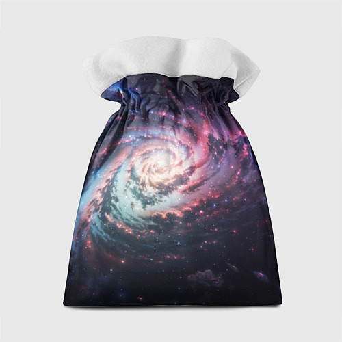 Подарочный мешок Спиральная галактика в космосе / 3D-принт – фото 2