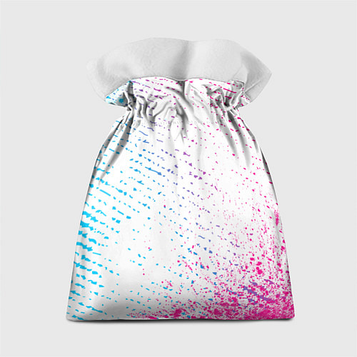 Подарочный мешок Fall Out Boy neon gradient style / 3D-принт – фото 2