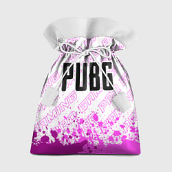 Мешок для подарков PUBG pro gaming: символ сверху, цвет: 3D-принт