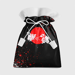 Мешок для подарков Два белых самурая, цвет: 3D-принт