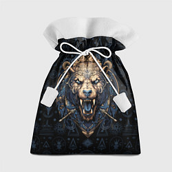 Мешок для подарков Медведь викингов, цвет: 3D-принт