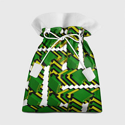 Мешок для подарков Зеленая микросхема, цвет: 3D-принт