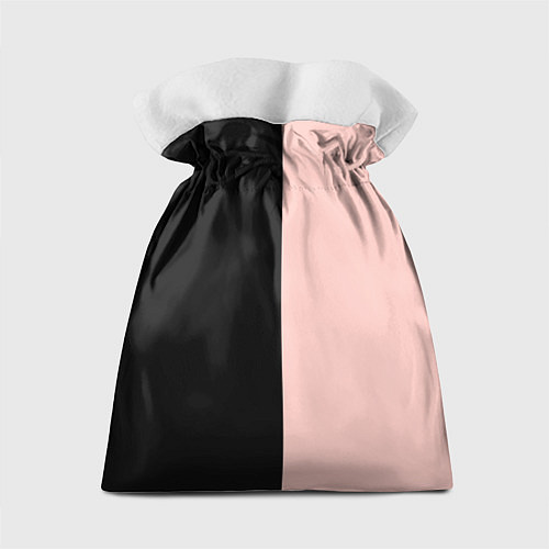 Подарочный мешок Барби - сплит нежно-персикового и черного / 3D-принт – фото 2