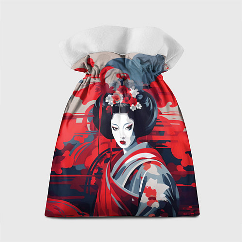 Подарочный мешок Geisha vector style / 3D-принт – фото 2