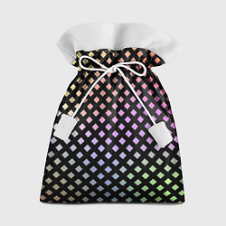 Мешок для подарков Цветной под сеткой имитация, цвет: 3D-принт