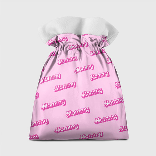 Подарочный мешок Мамочка в стиле барби - паттерн розовый / 3D-принт – фото 2